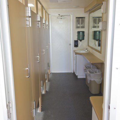 VIP restroom trailer inside 3